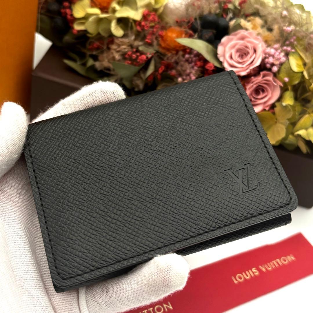 DF様　ルイヴィトン タイガ アンヴェロップ カルト カード 名刺入れ 黒