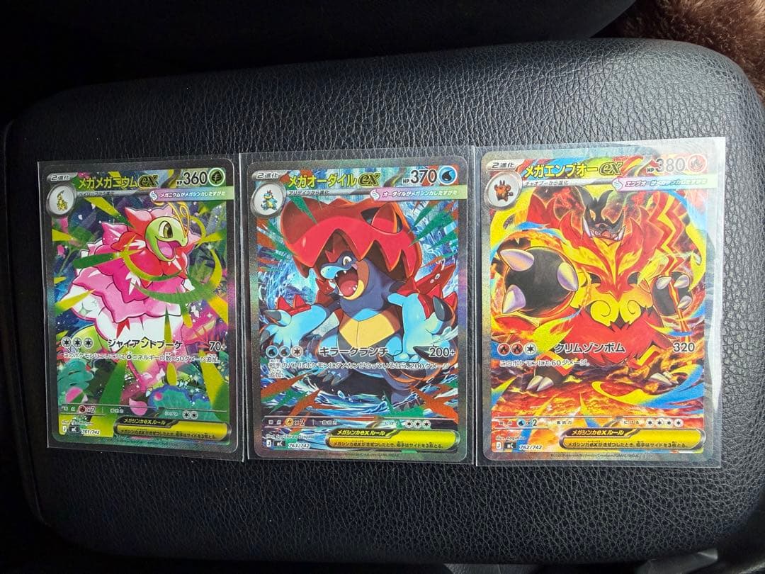 メガメガニウム　メガオーダイル　メガエンブオー