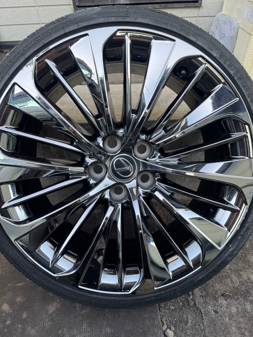 引き取り限定 LS500純正OPホイール 4本 スパッタリング 20インチ