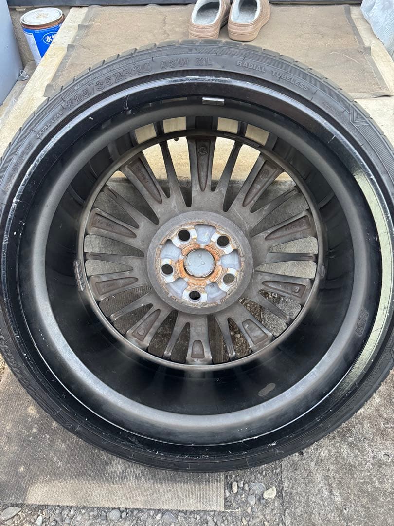 引き取り限定 LS500純正OPホイール 4本 スパッタリング 20インチ