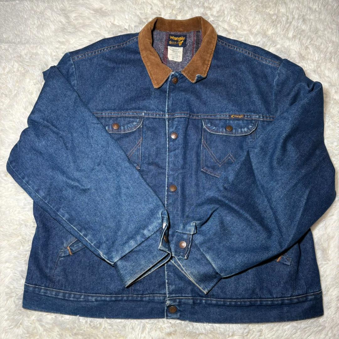 【超ビッグサイズ】ラングラー 74220NV デニムジャケット 50