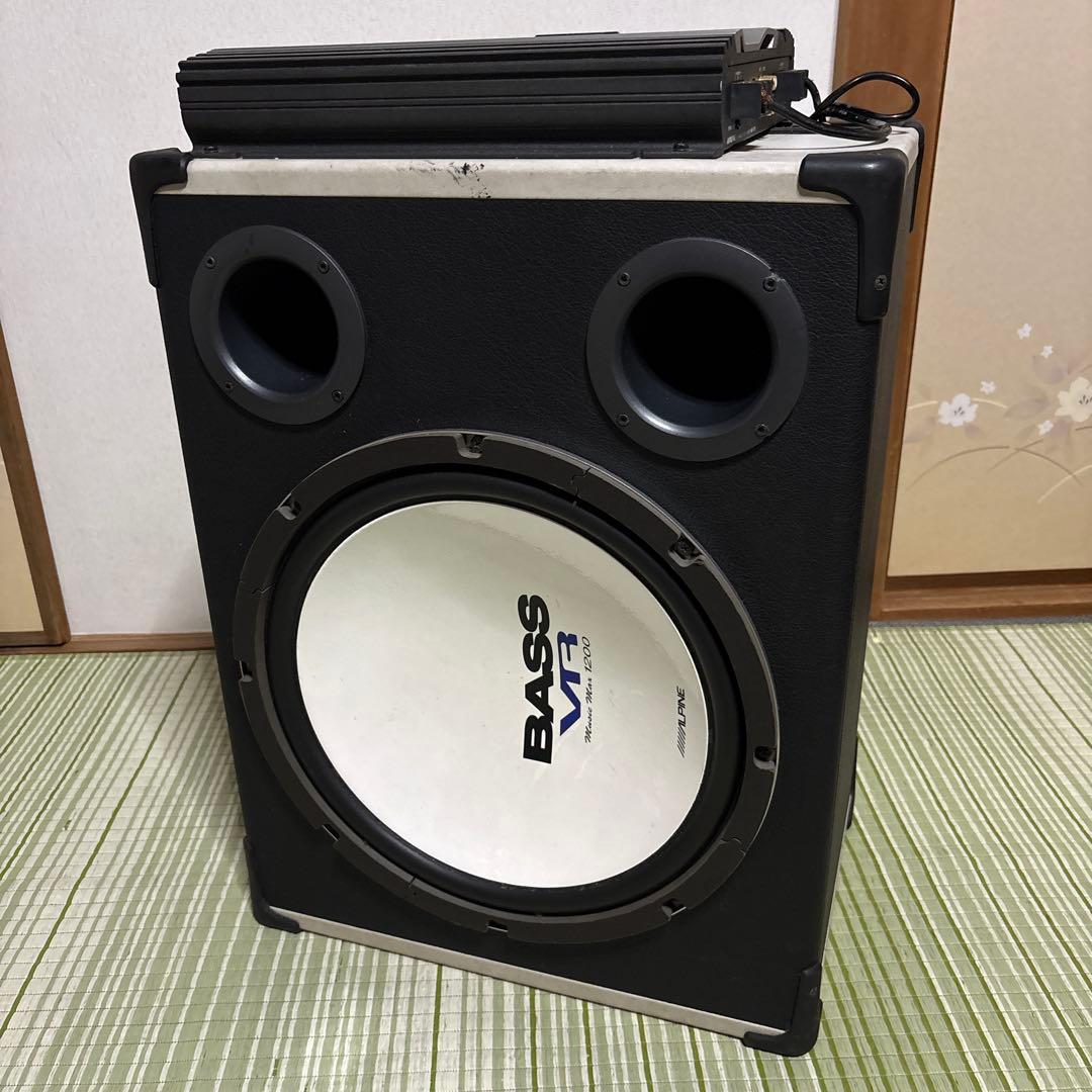ALPINE ウーファー BASS VR1200 パワーアンプ　MRV-T757