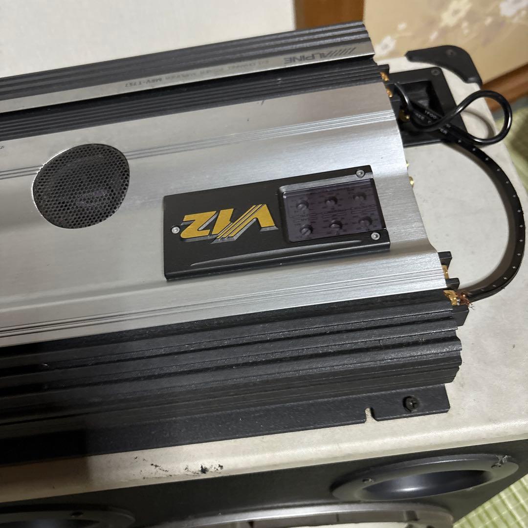 ALPINE ウーファー BASS VR1200 パワーアンプ　MRV-T757
