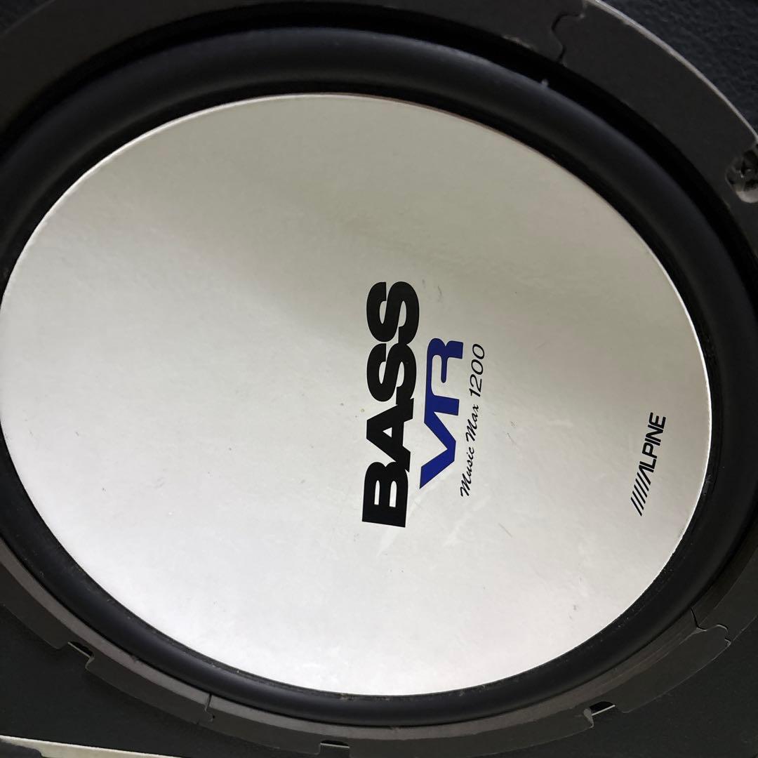 ALPINE ウーファー BASS VR1200 パワーアンプ　MRV-T757