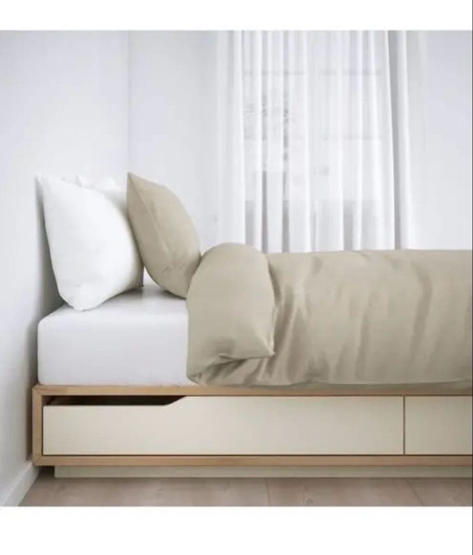 IKEA マンダール　ダブルサイズ　ベッドフレーム　140×200