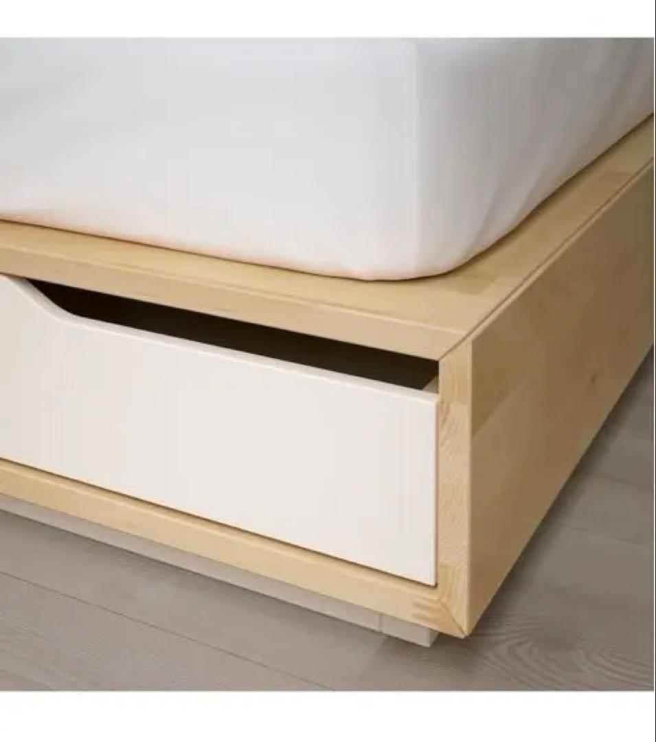 IKEA マンダール　ダブルサイズ　ベッドフレーム　140×200