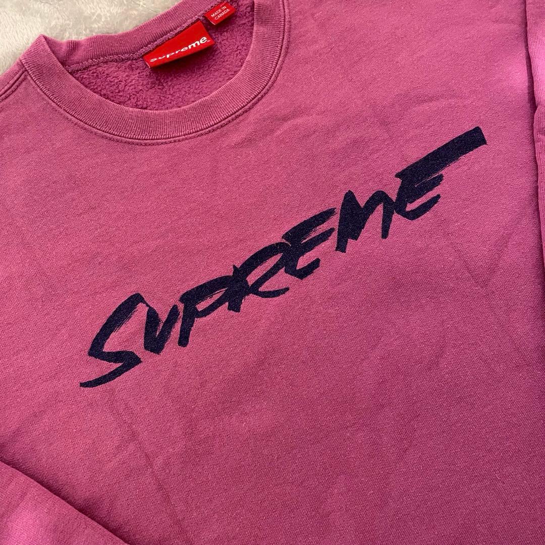t*o様 Supreme Futura Logo Crewneck