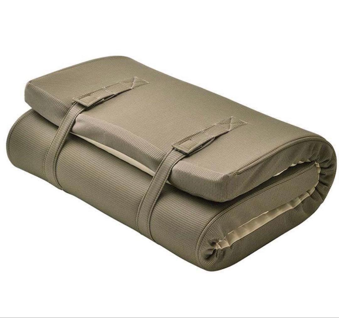 【新品】西川 SUYARA スヤラ 丸巻きシングル ゴールド　厚さ9cm