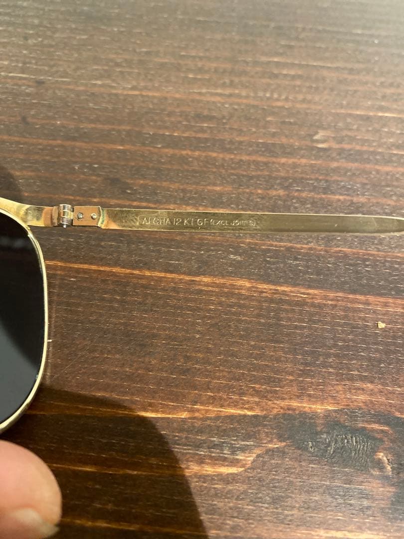 最終値下げ！60s vintage algha 12kgf アルガ　 金張