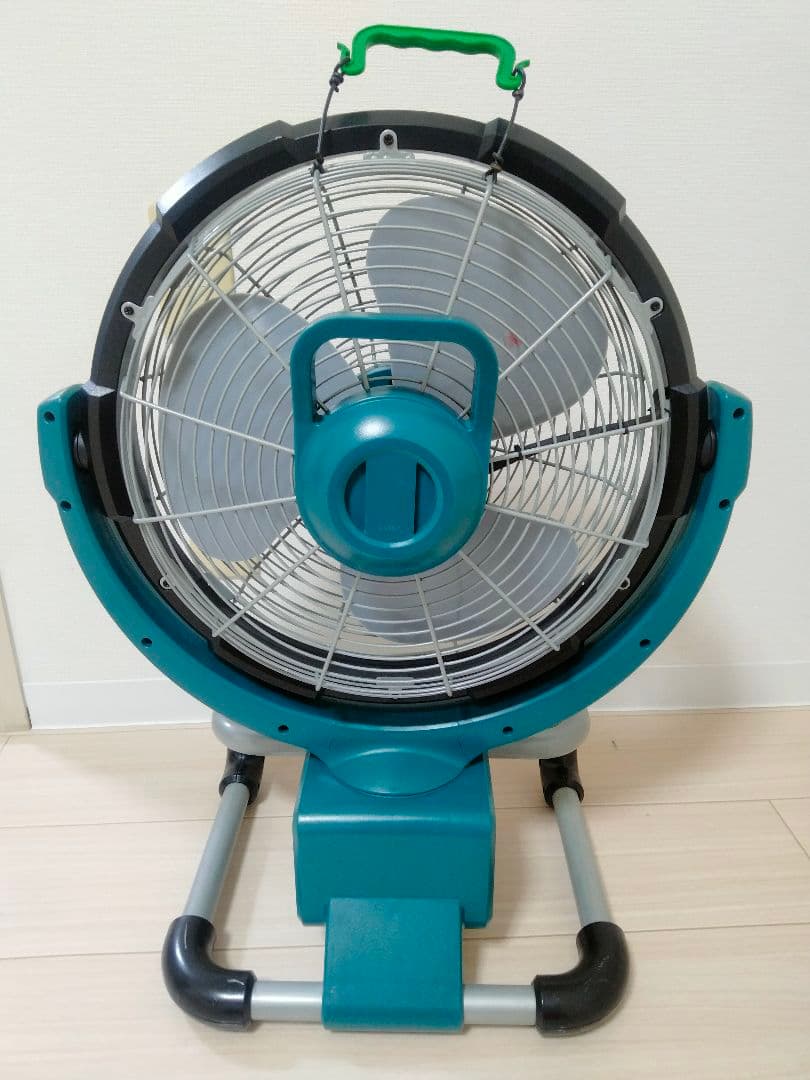 Makita スタンドファン 青 持ち手付き