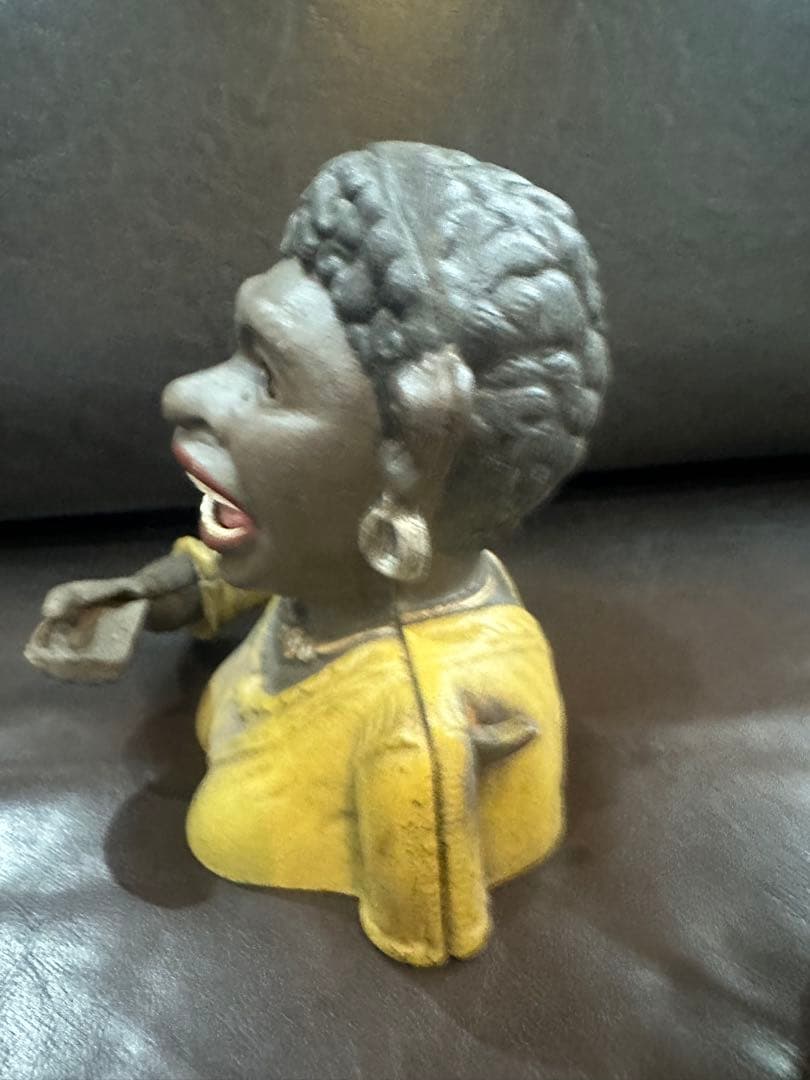 アンティーク雑貨 Cast Iron Dinah Mechanical Bank