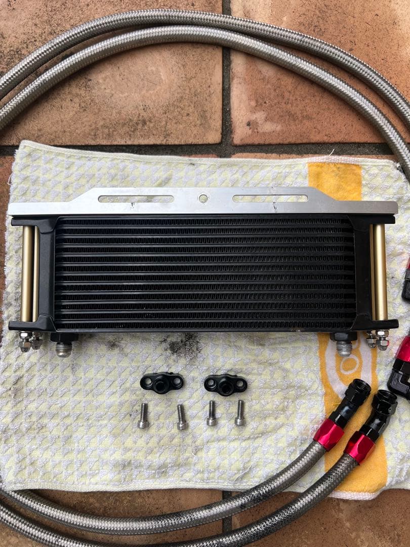 ゼファー400サイド廻しオイルクーラー　♯6