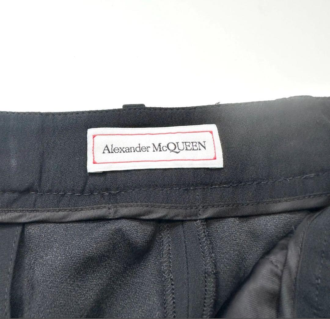 Alexander McQueen フレアスラックス ブラック