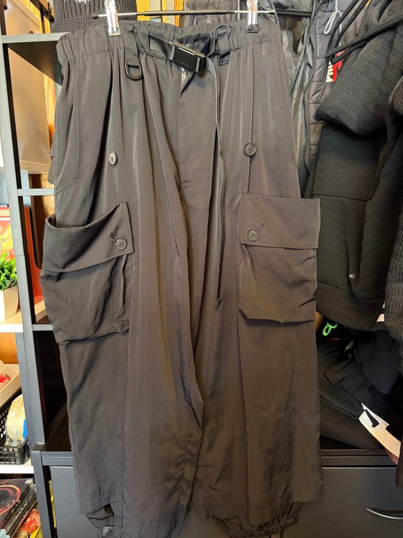 Y-3 ブラック カーゴパンツ Mサイズ 即購入⭕️