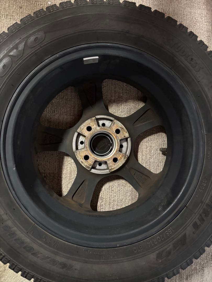 h様分　スタッドレスタイヤセット　165/70R14