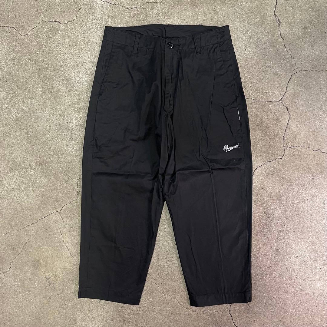 SEQUEL シークエル TYPE-CP ワークパンツ ブラック S