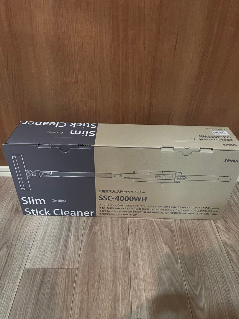 【新品未開封】SANKA SSC-4000WH スティッククリーナー