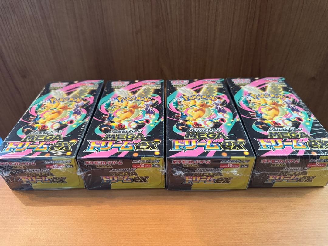 ポケモンカードゲーム MEGAドリームex 未開封BOX(シュリンク付き)