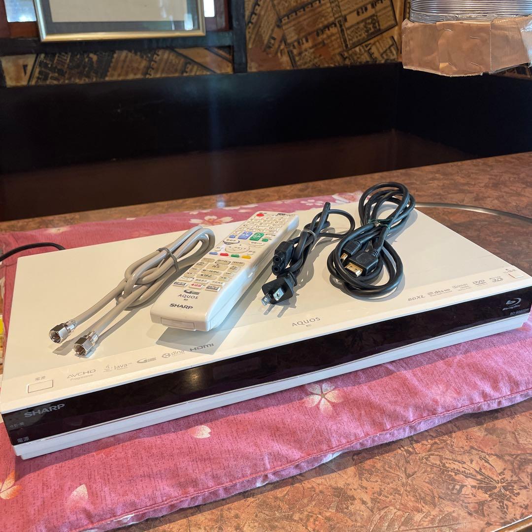 シャープ　BD-W560SW 12倍録 500GB 純正リモ等付フル装備 完動品