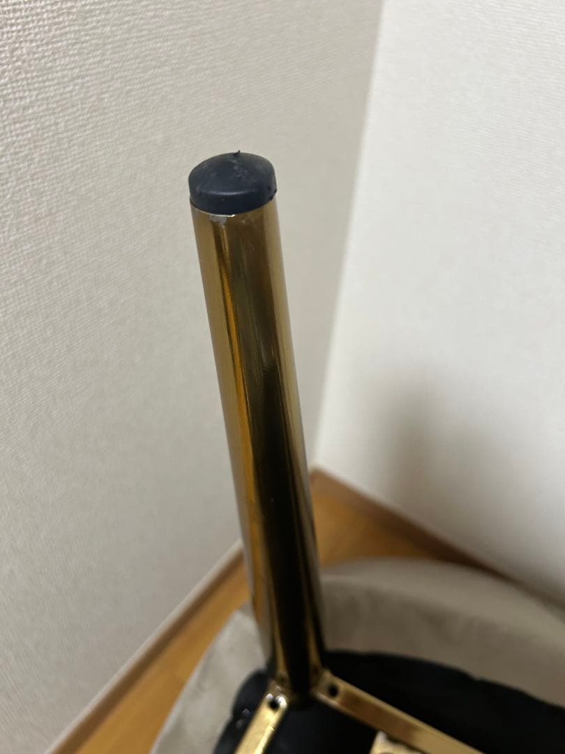 一人がけソファ　グレー ベルベット アームチェア