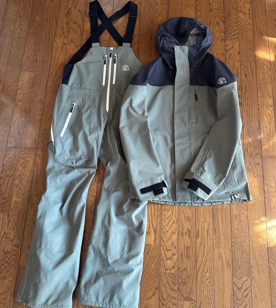 アンファッジ　unfudge スノーボード　ウエア　上下セット