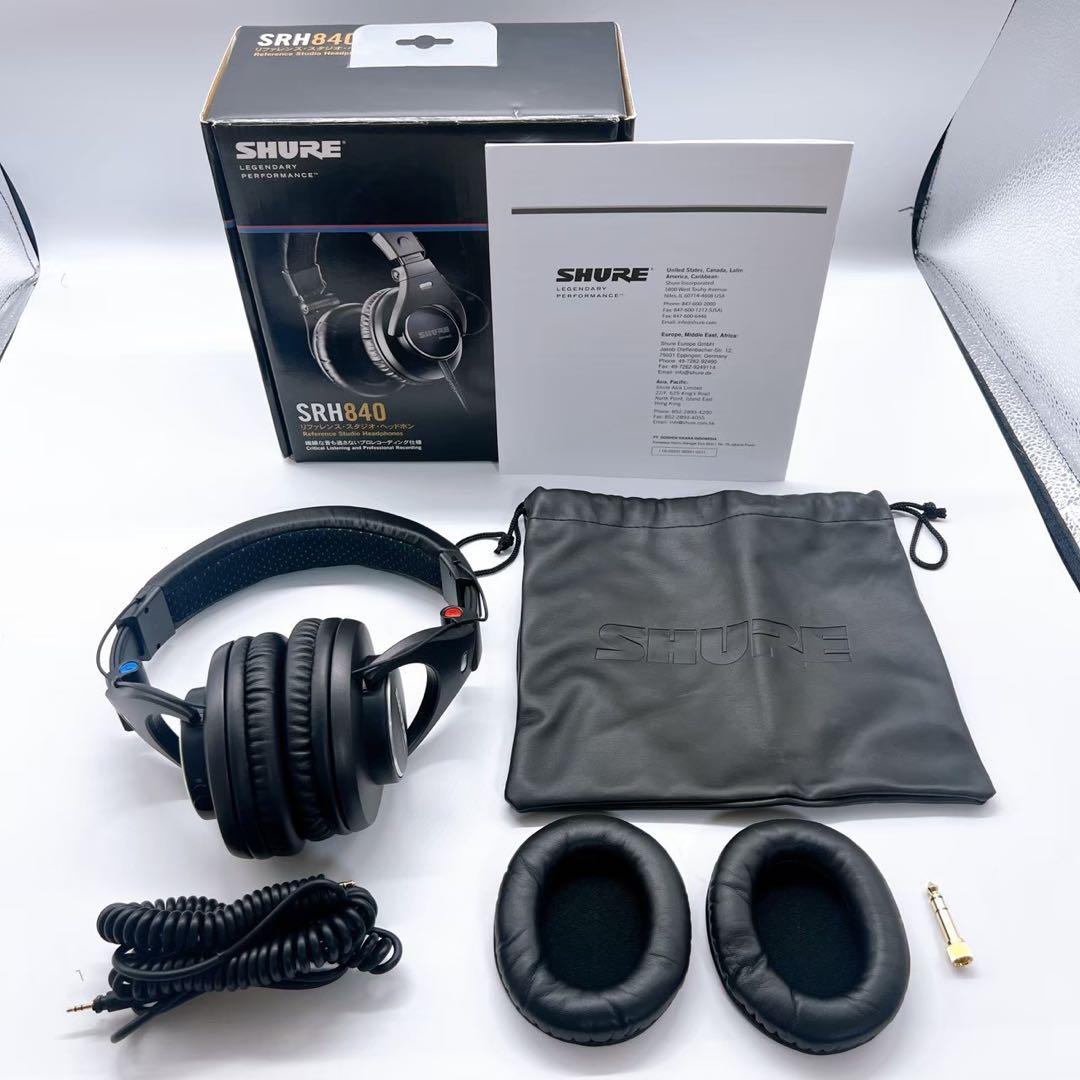 SHURE SRH840 ヘッドホン 本体
