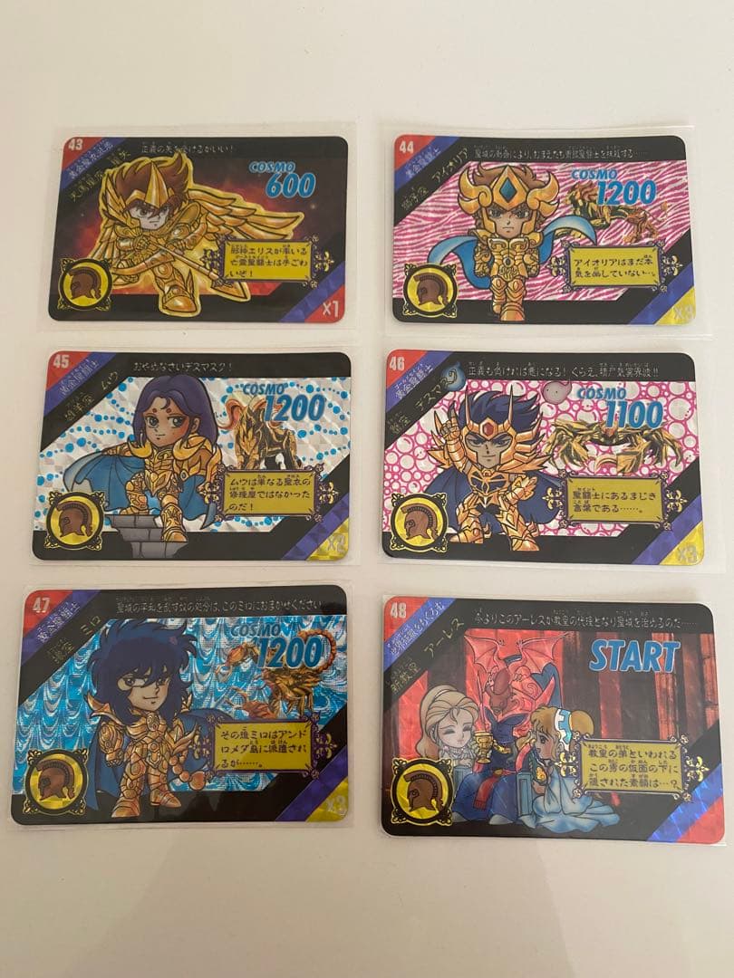 聖闘士星矢 カード 6枚セット ACT:2