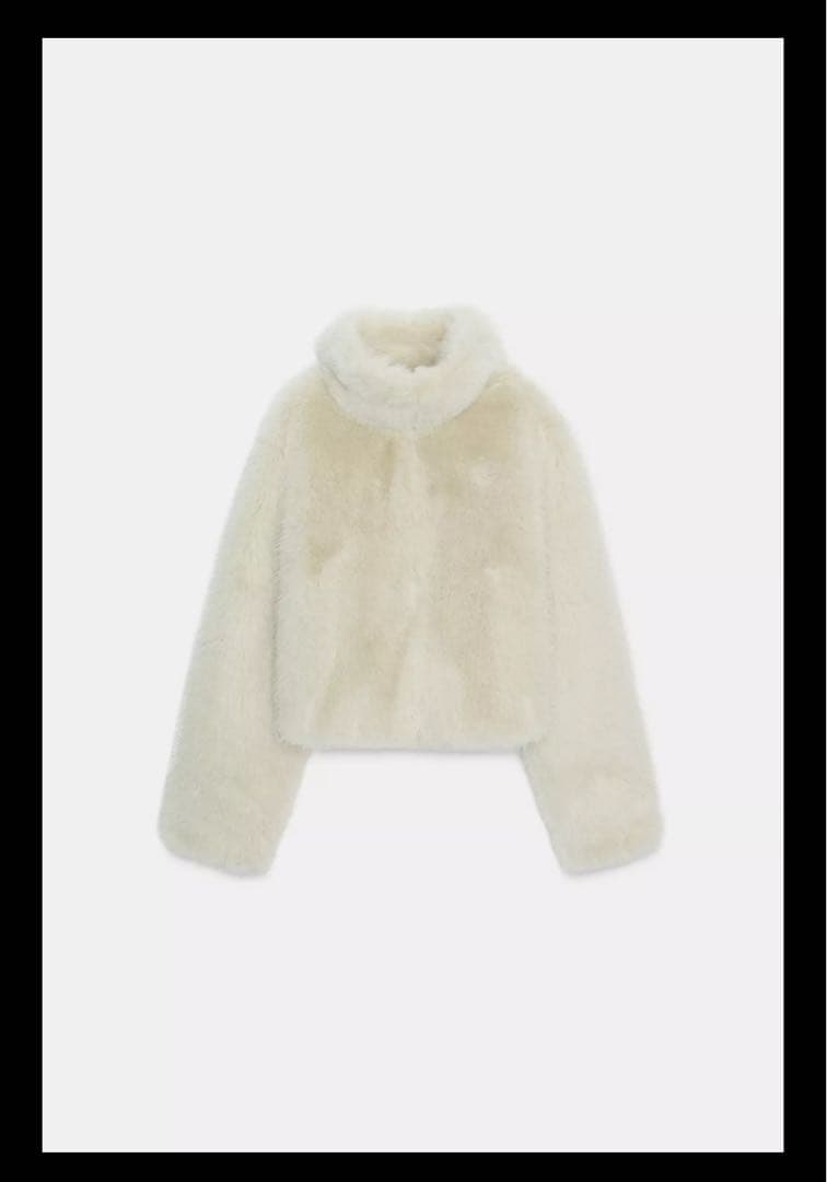 ZARA ショートフェイクファーコート 新品