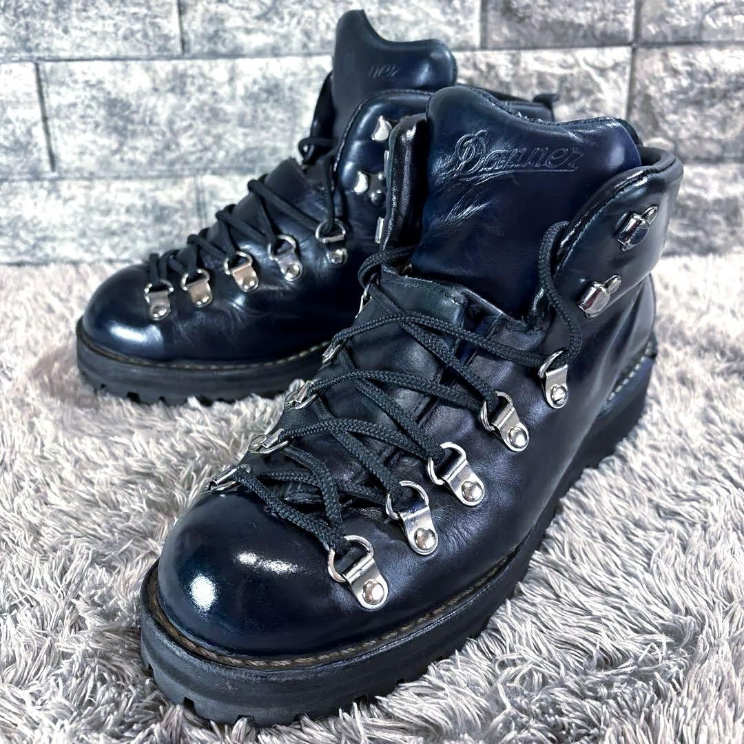 ダナー マウンテンライト 31525 ホーウィン USA製 US7EE ネイビー