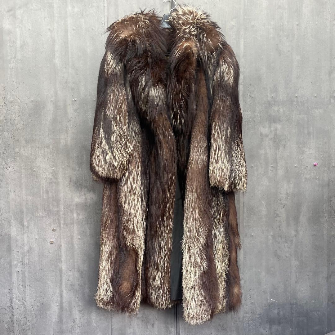 GRACE グレース ファーコート ロングコート 毛皮 ブラウン系 高級感