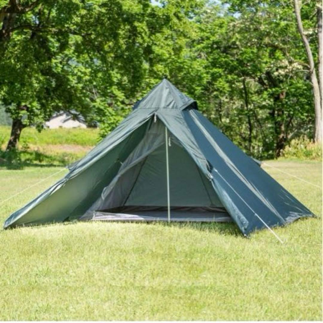 バンドックソロ ティピー タープ、グランドシート、テンマクインナーテント付