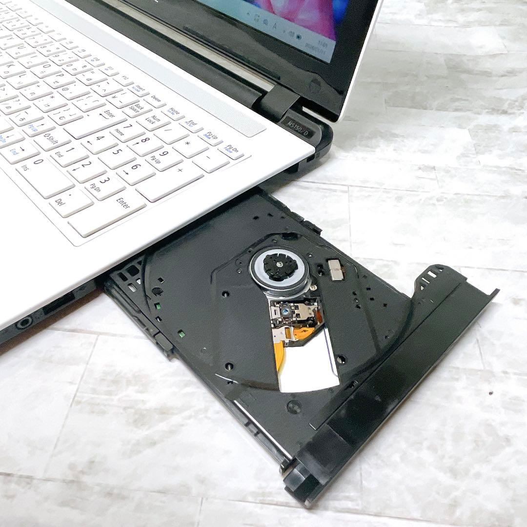 美品❤高速起動 NEC SSD Win11 ノートパソコン DVD カメラ