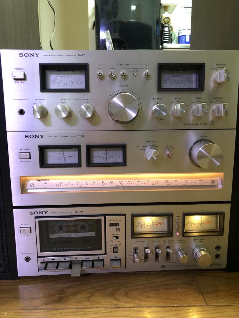 ★ SONY TA-F5、ST-A4、TC-K5、SS-V4、カセットデッキ他