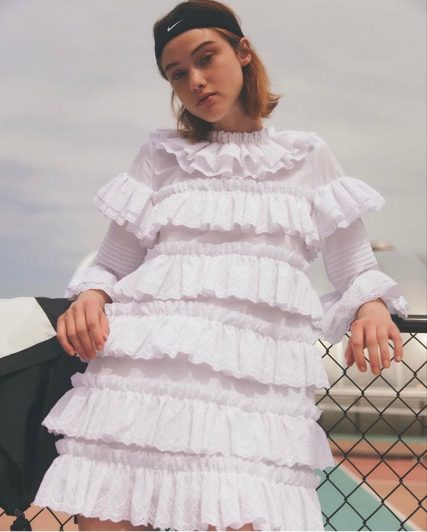 Bibiy.MILLIELACEDRESSフリルワンピース