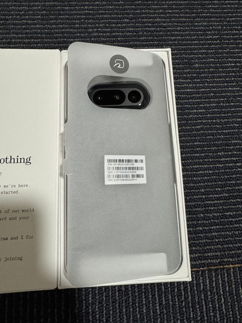 【国内版】Nothing Phone (3a) 12GB 256GB Simフリ