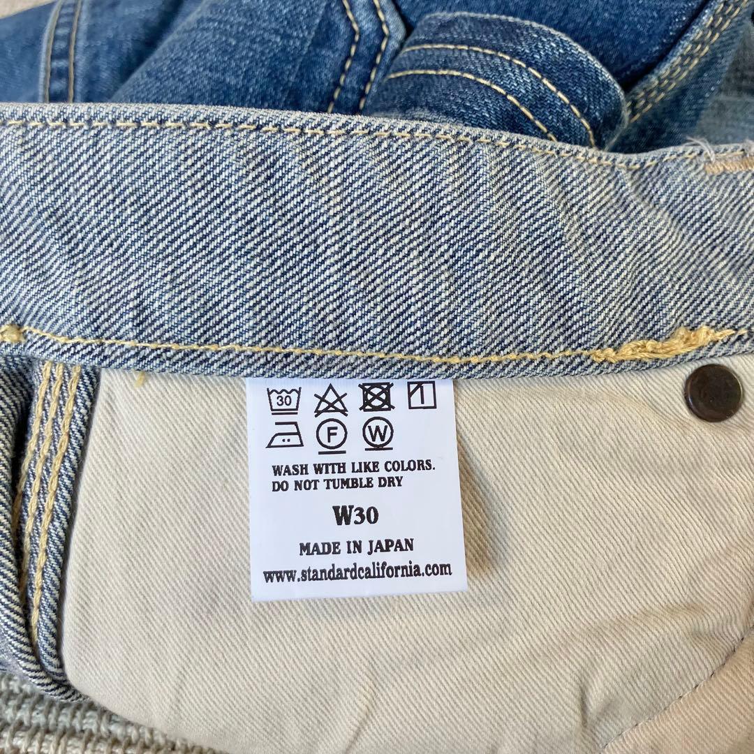 美品 STANDARD CALIFORNIA デニムペインターパンツ シンチ