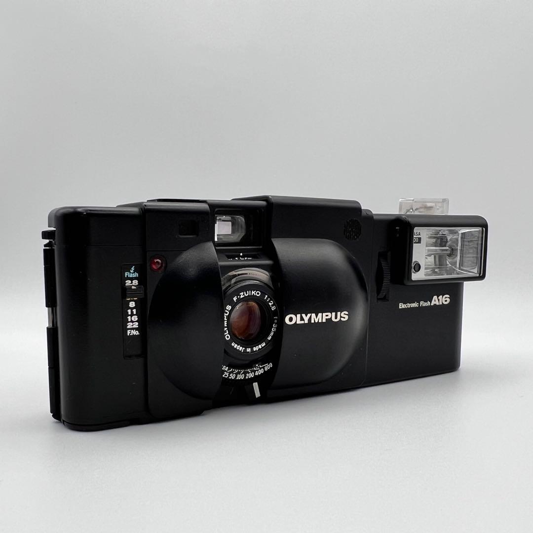 【動作品 美品】OLYMPUS XA + A16 フィルムカメラ 返金保証