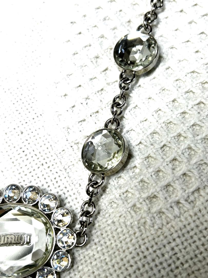 miu miu バックチャーム　シルバー