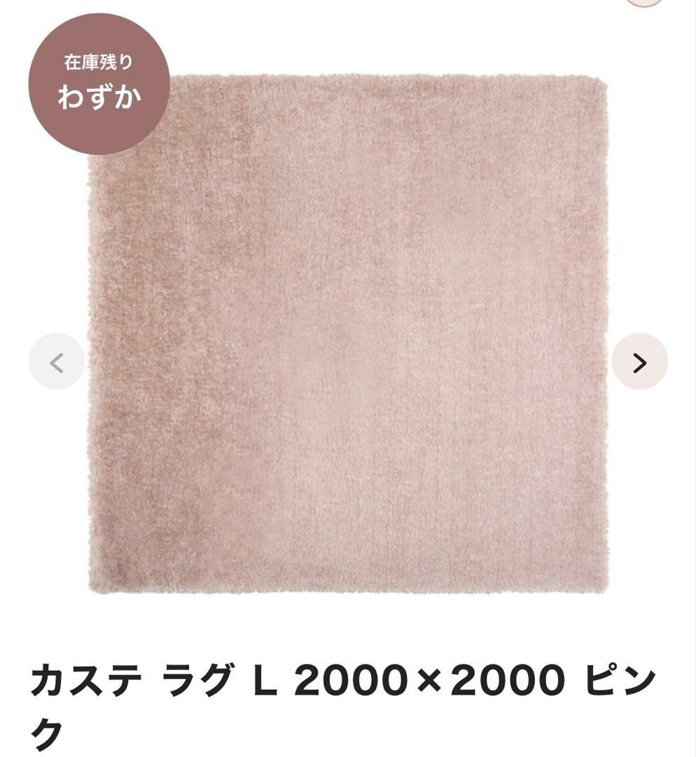 5/31まで。最終お値下済（送料込）Francfranc カステラグ L ピンク