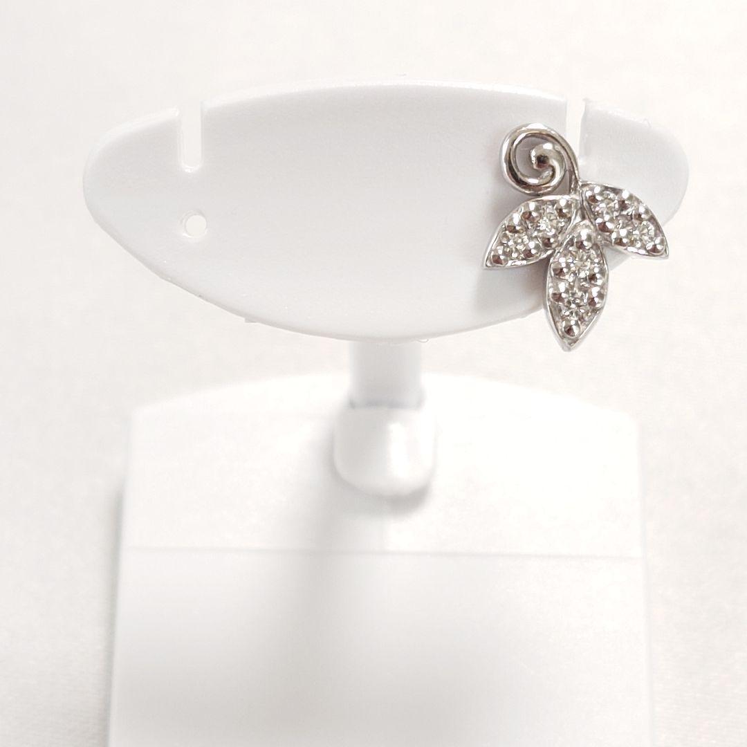 【美品】 ティファニー オリーブ リーフ ダイヤ ピアス 6065