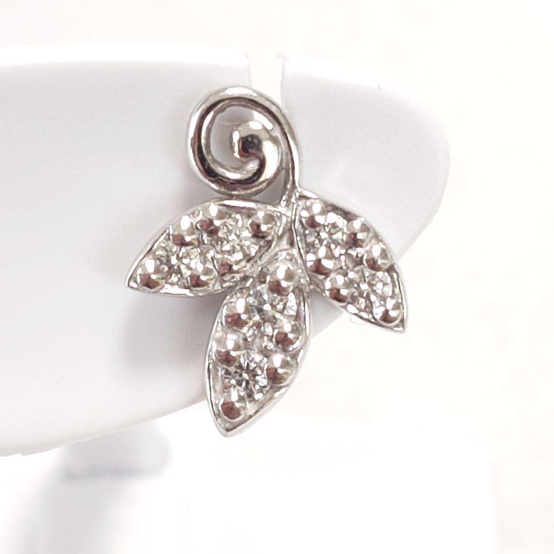 【美品】 ティファニー オリーブ リーフ ダイヤ ピアス 6065