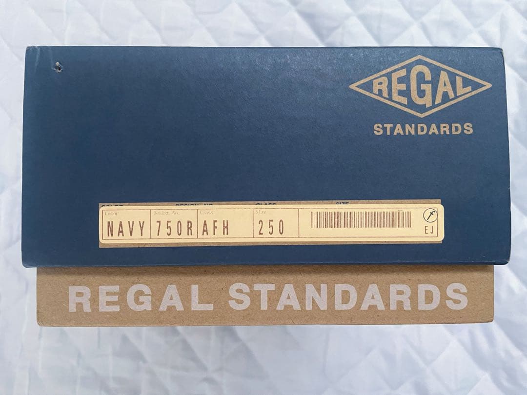 REGAL レザー カジュアルシューズNAVY