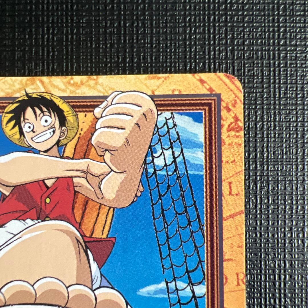 旧ワンピースカード　カードダス　ハイパーバトル　ルフィ プロモ C-W1