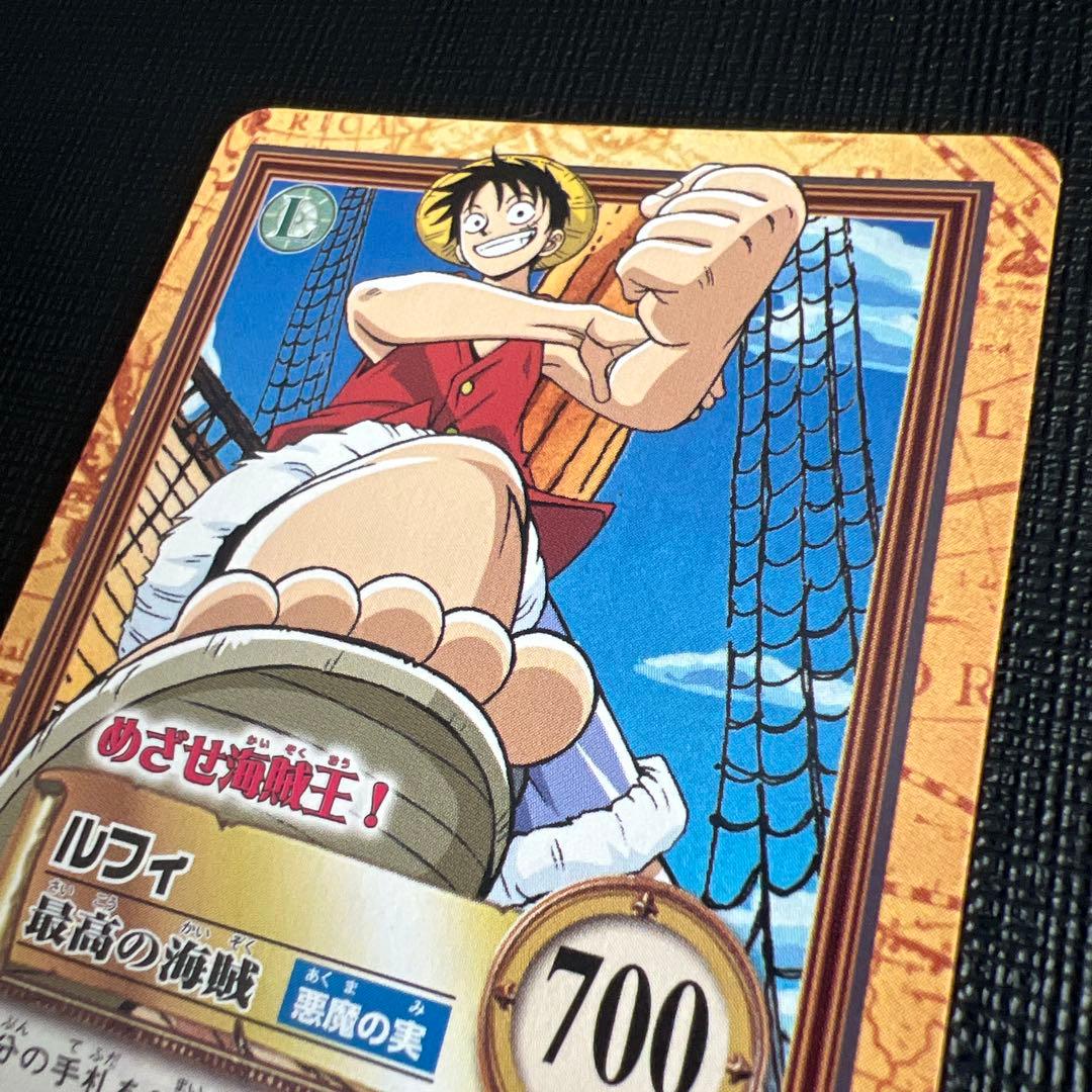 旧ワンピースカード　カードダス　ハイパーバトル　ルフィ プロモ C-W1