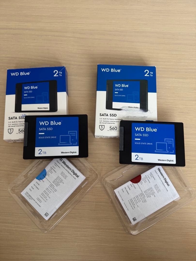 ★最終値下げ★WD Blue SATA SSD 2TB 2枚セット