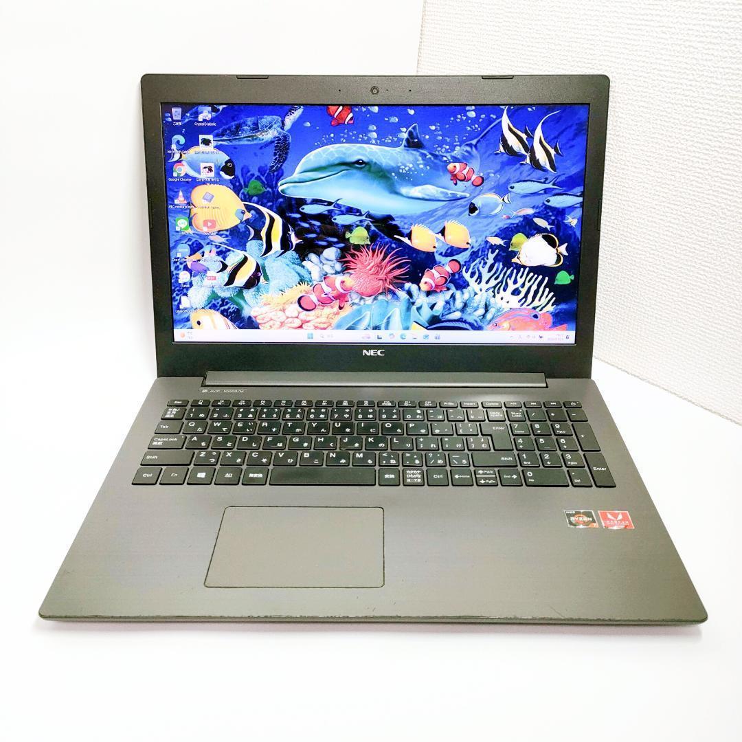 Ryzen7✨️Windows11/SSD/カメラ付き黒ノートパソコン/NEC