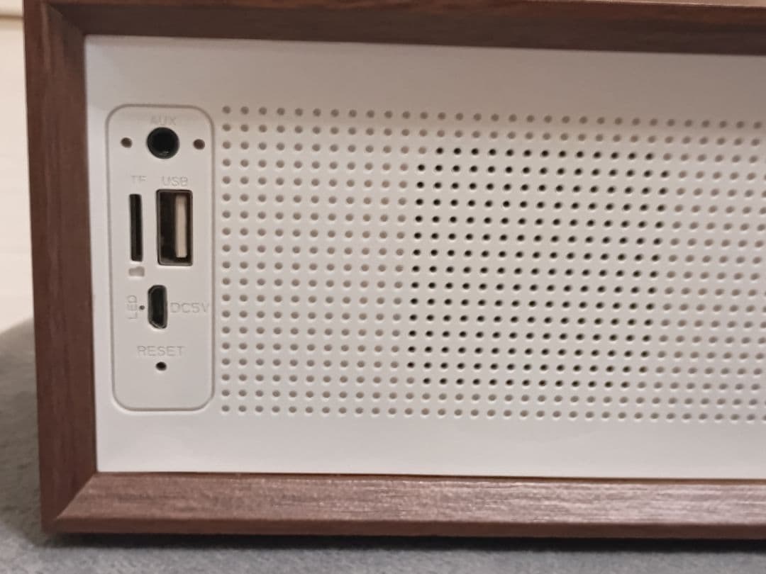 【美品】Yarushika ワイヤレススピーカー ウッド調