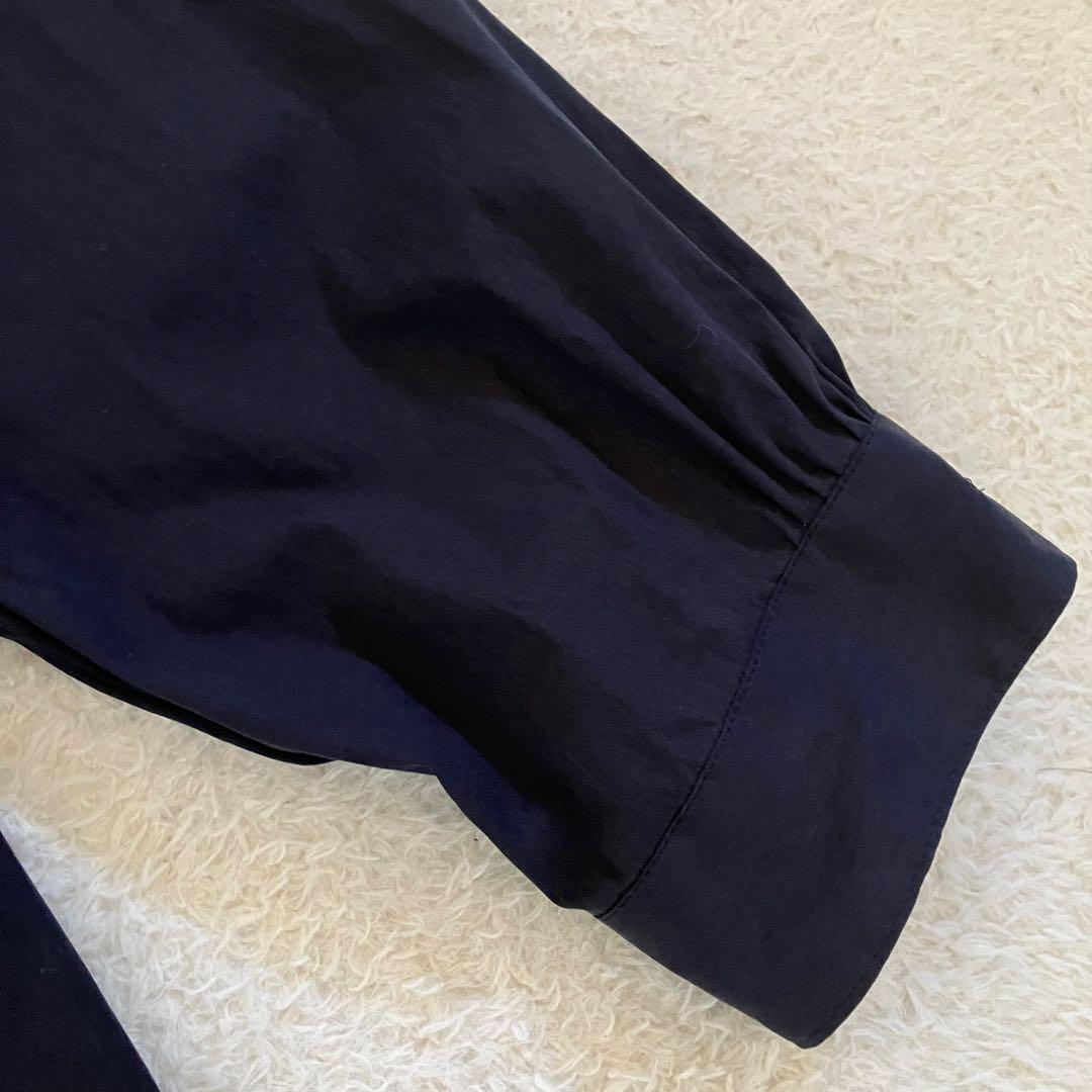 meagratia バックプリント オーバーサイズ フード モッズコート 黒 2