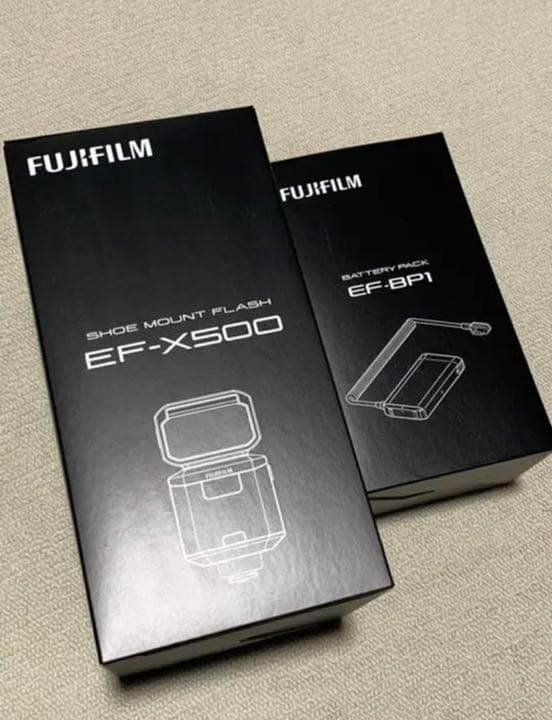 超特価 FUJIFILM EF-X500&バッテリーパックセット早い者勝ち
