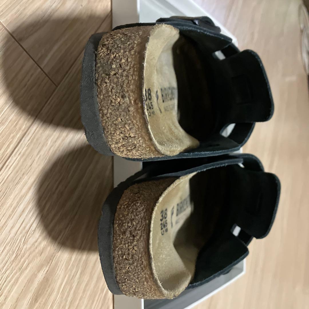 ビルケンシュトック　ボストン　38(24.5) 黒